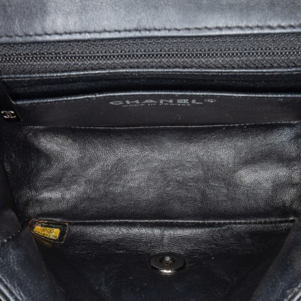 Chanel Mini Square Classic Patent Single Flap - 4