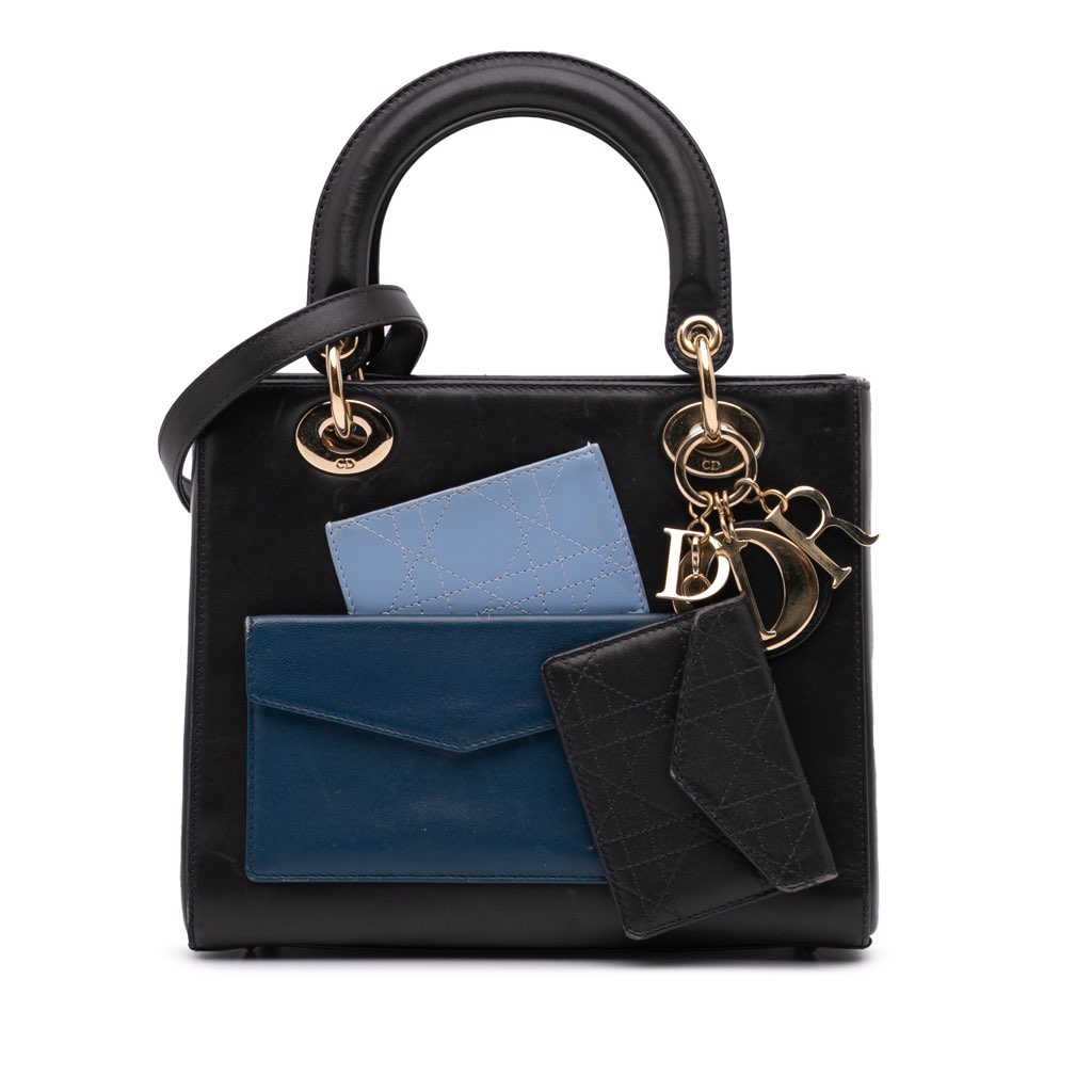 Dior Medium Calfskin Pockets Lady Dior
