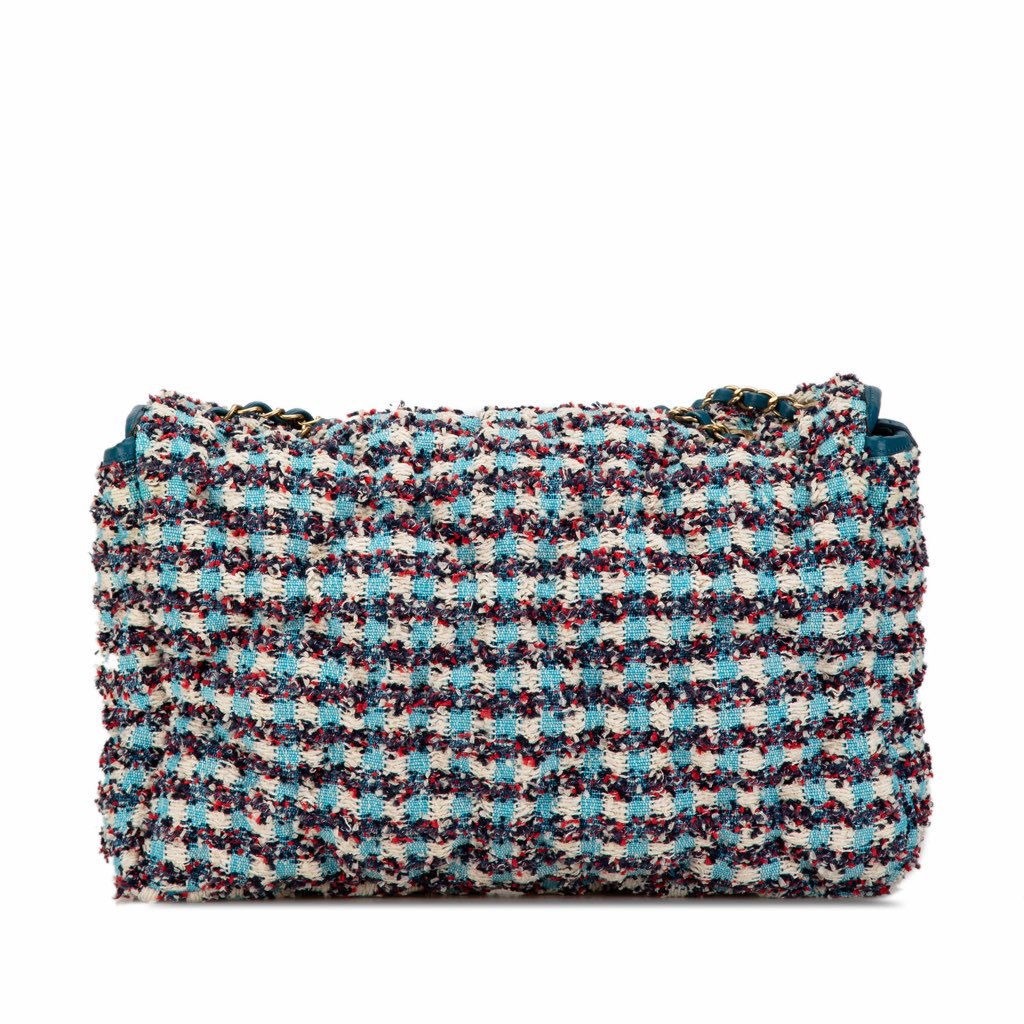Chanel Maxi Tweed Chesterfield Single Flap - 3
