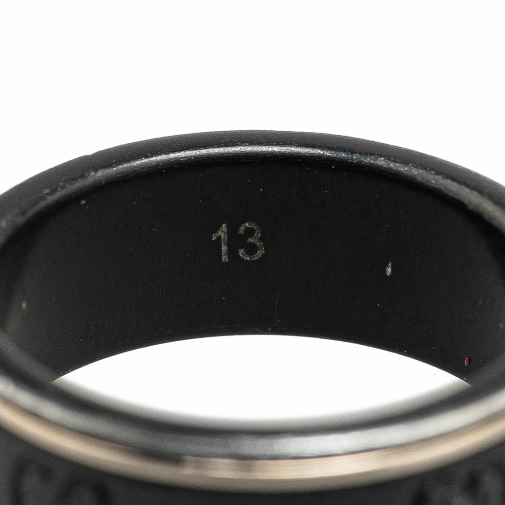 Gucci 18K White Gold Icon Thin Band Ring - 5