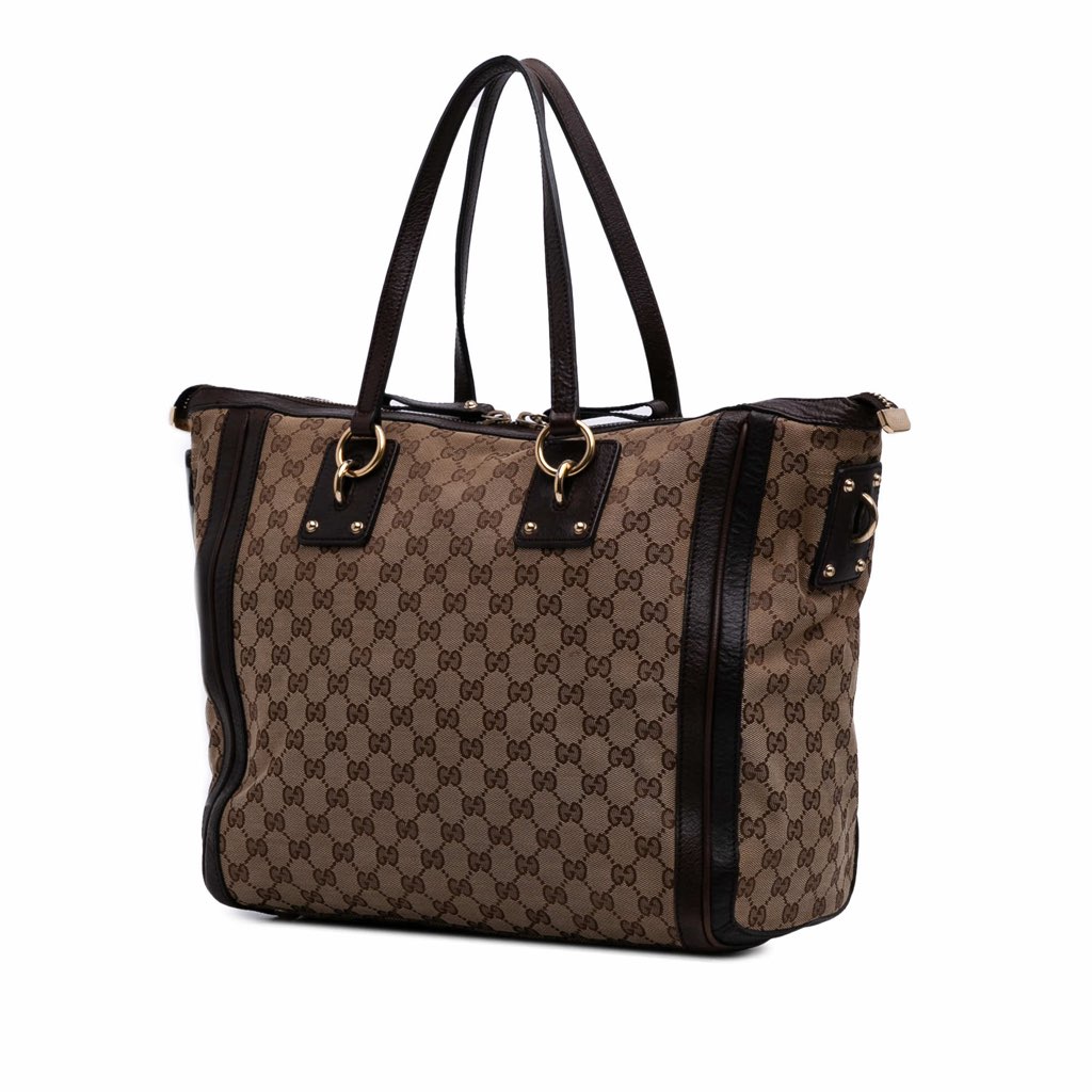 Gucci GG Canvas Charm Satchel - 2