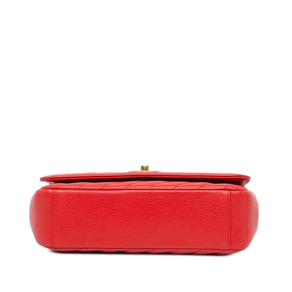 Chanel Small Diagonal Quilted Goatskin Flap - 3