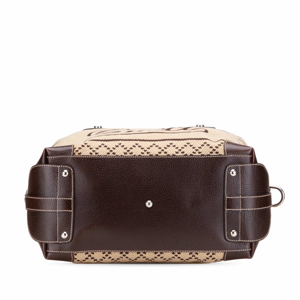 Gucci Diamante Canvas Crest Boston - 3