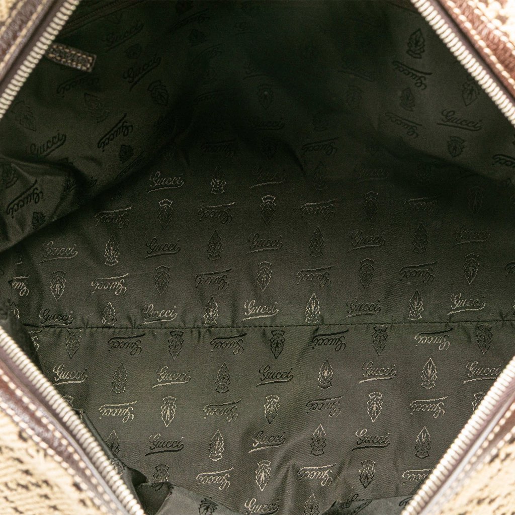 Gucci Diamante Canvas Crest Boston - 4