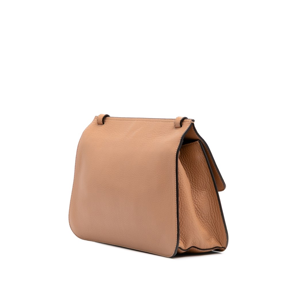 Gucci Medium Leather Bamboo Daily Crossbody - 2