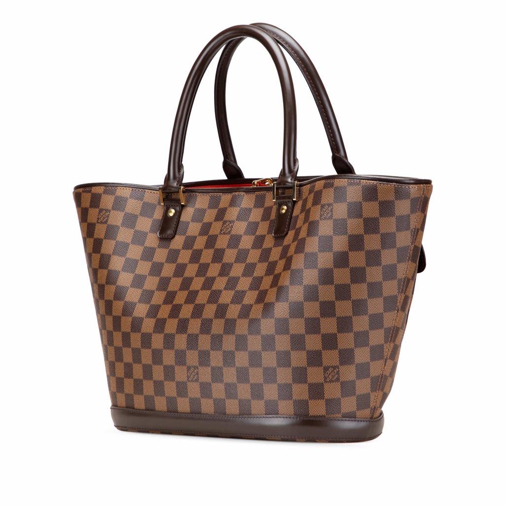 Louis Vuitton Damier Ebene Manosque GM - Back view