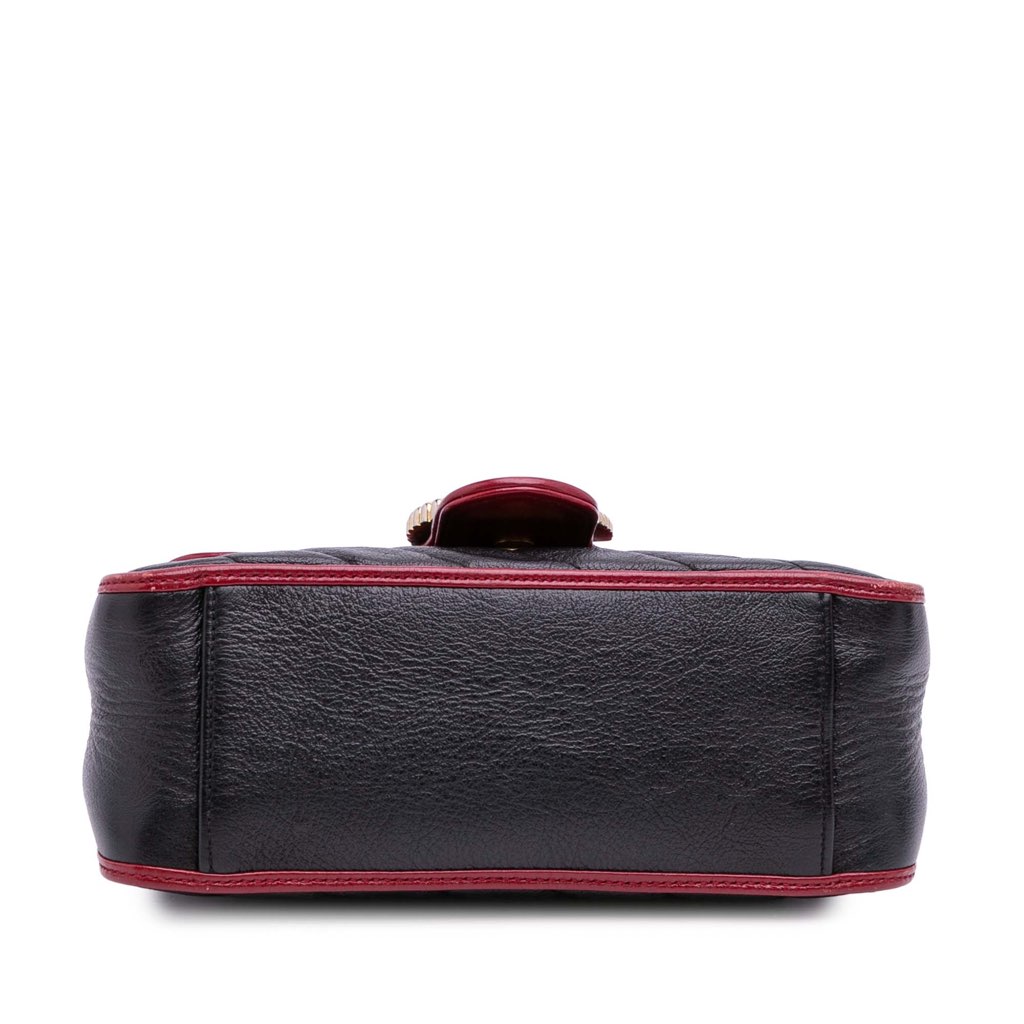 Gucci GG Marmont Matelasse Leather Torchon Top Handle Bag - 3