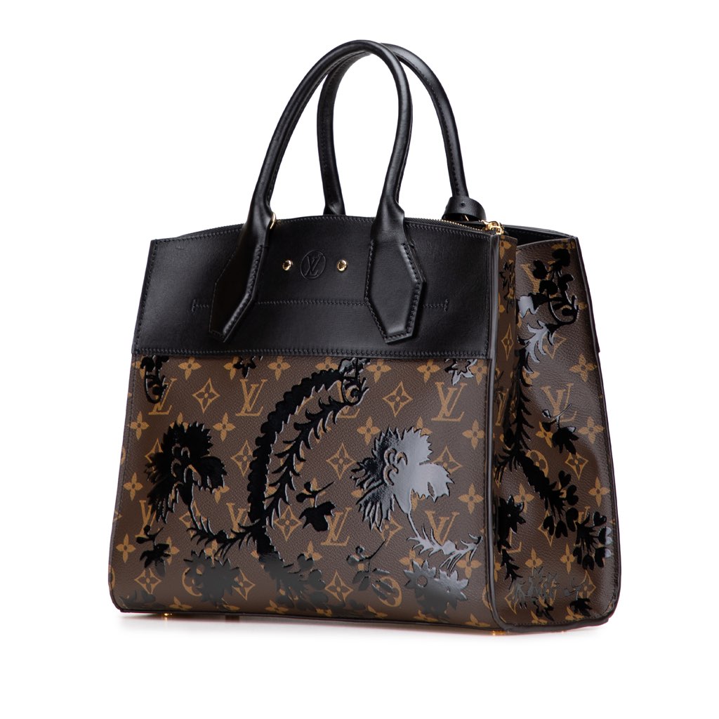 Louis Vuitton Monogram City Steamer Blossom MM - Back view