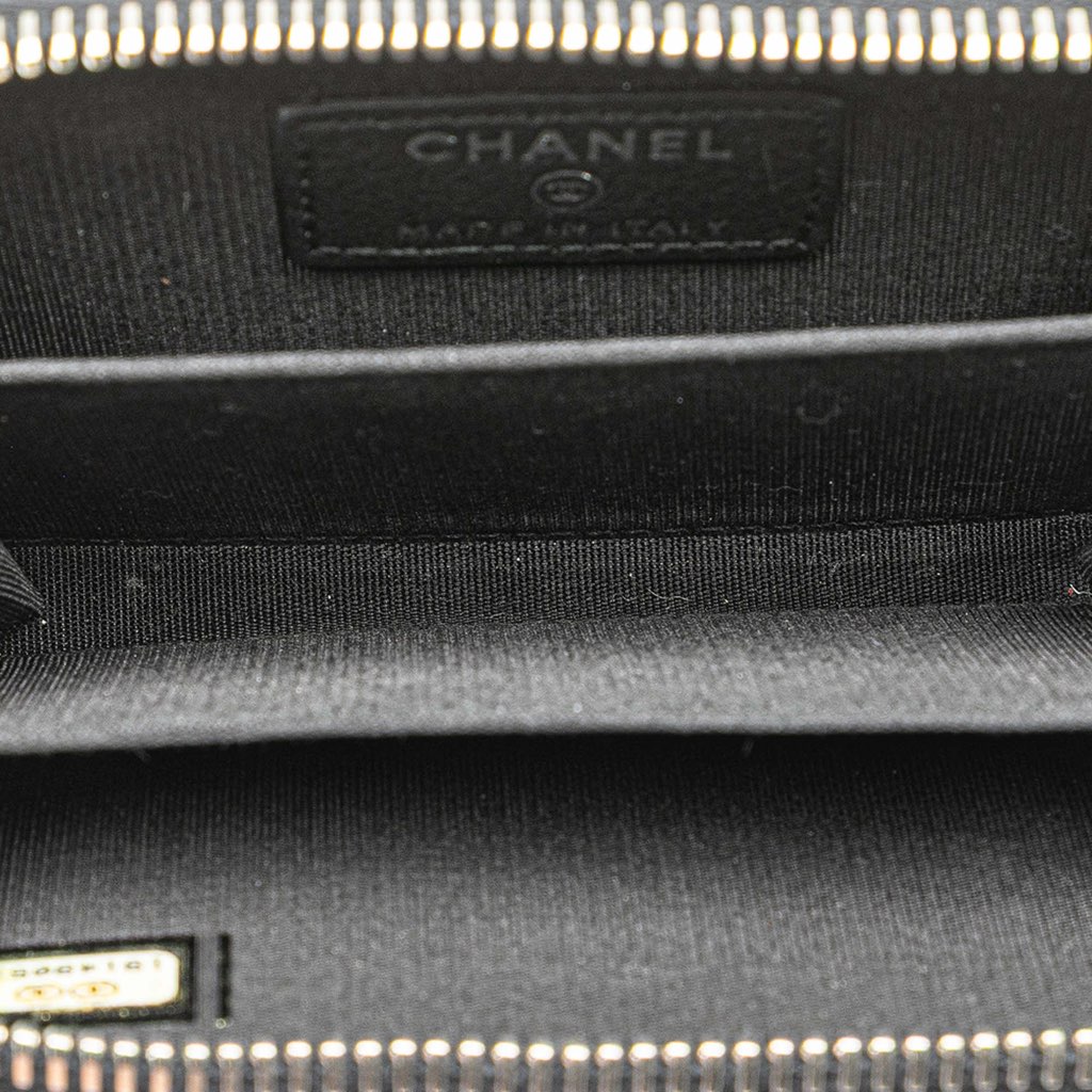 Chanel CC Quilted Calfskin Wild Stitch Zip Coin Purse - 4