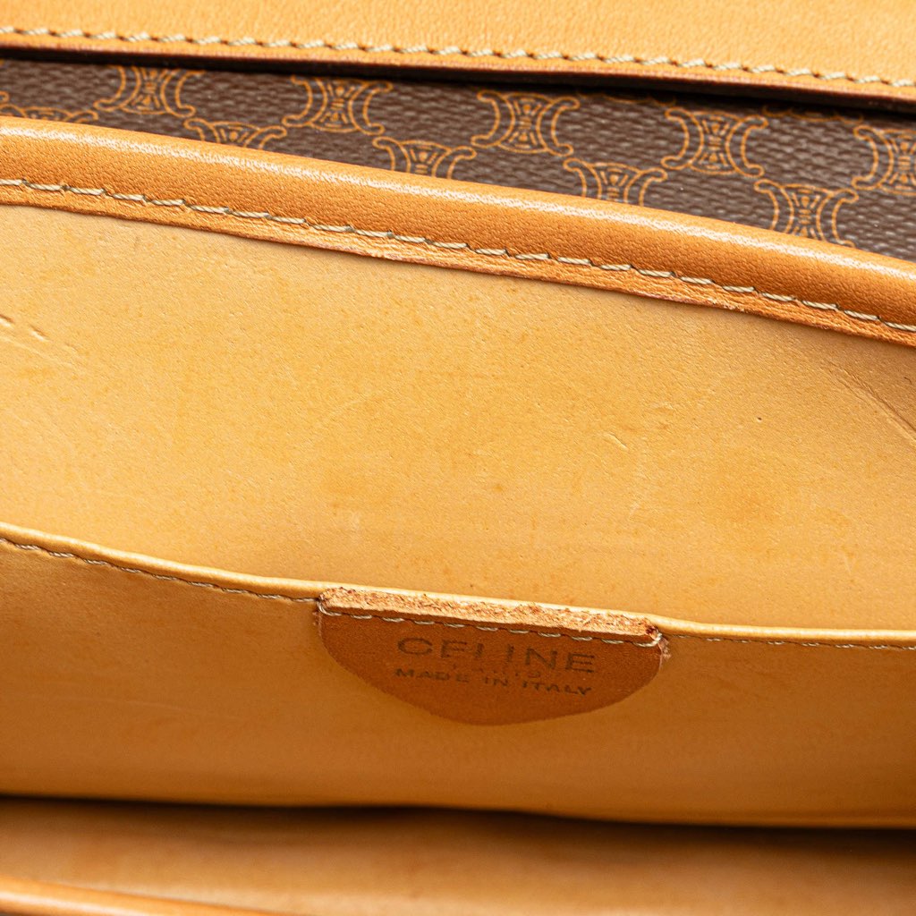 Celine Macadam Coated Canvas Crossbody - Side view