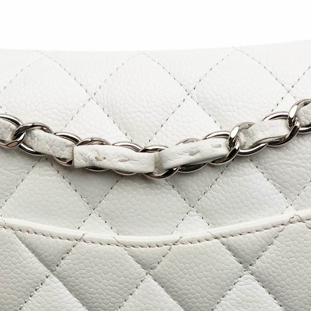 Chanel Medium Classic Caviar Double Flap - Image 13