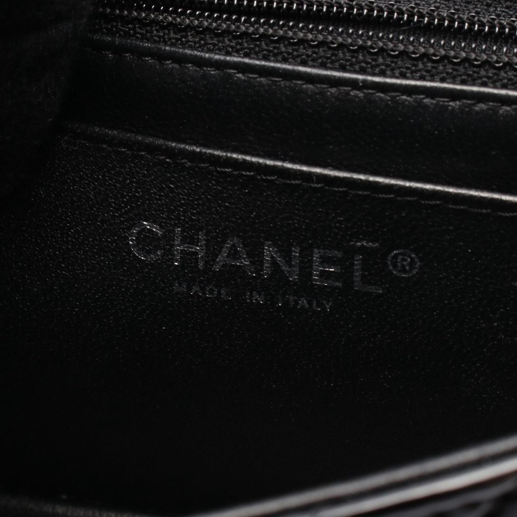 Chanel Mini Square Classic Chevron Patent Single Flap - 5