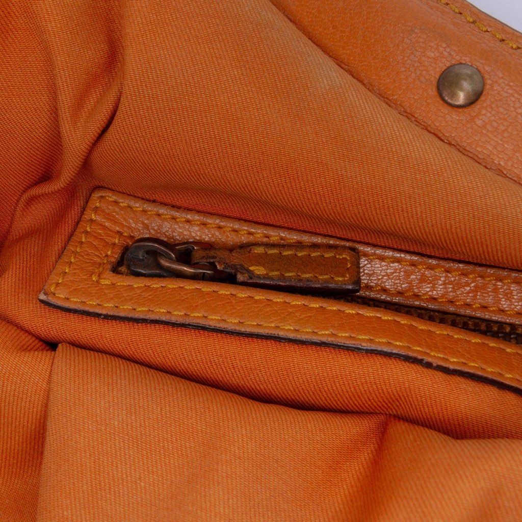 Gucci Leather Bamboo Studded Hobo - Detail 2