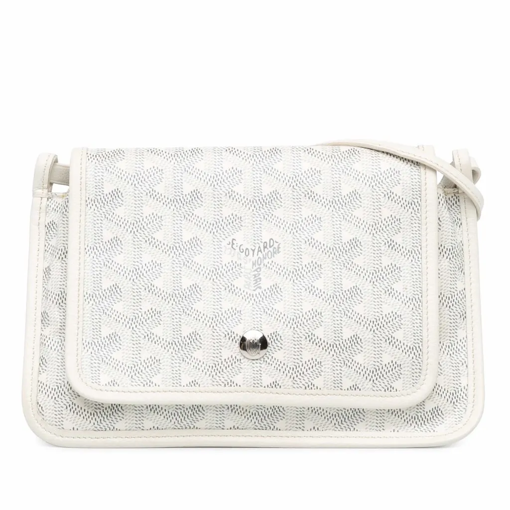 Goyard Goyardine Plumet Pocket Wallet White Canvas Very good - Front View