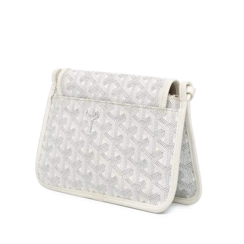 Goyard Goyardine Plumet Pocket Wallet White Canvas Very good - Back View