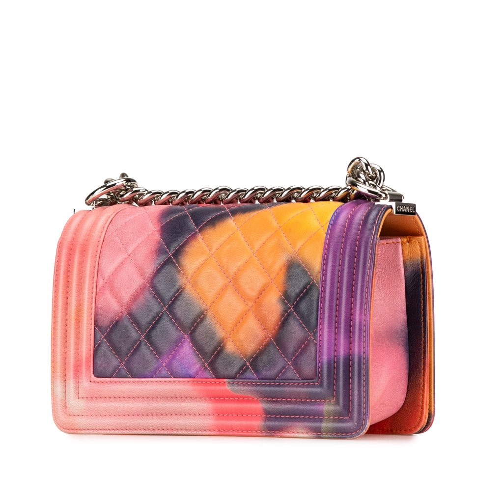 Chanel Small Lambskin Flower Power Boy Flap - 2