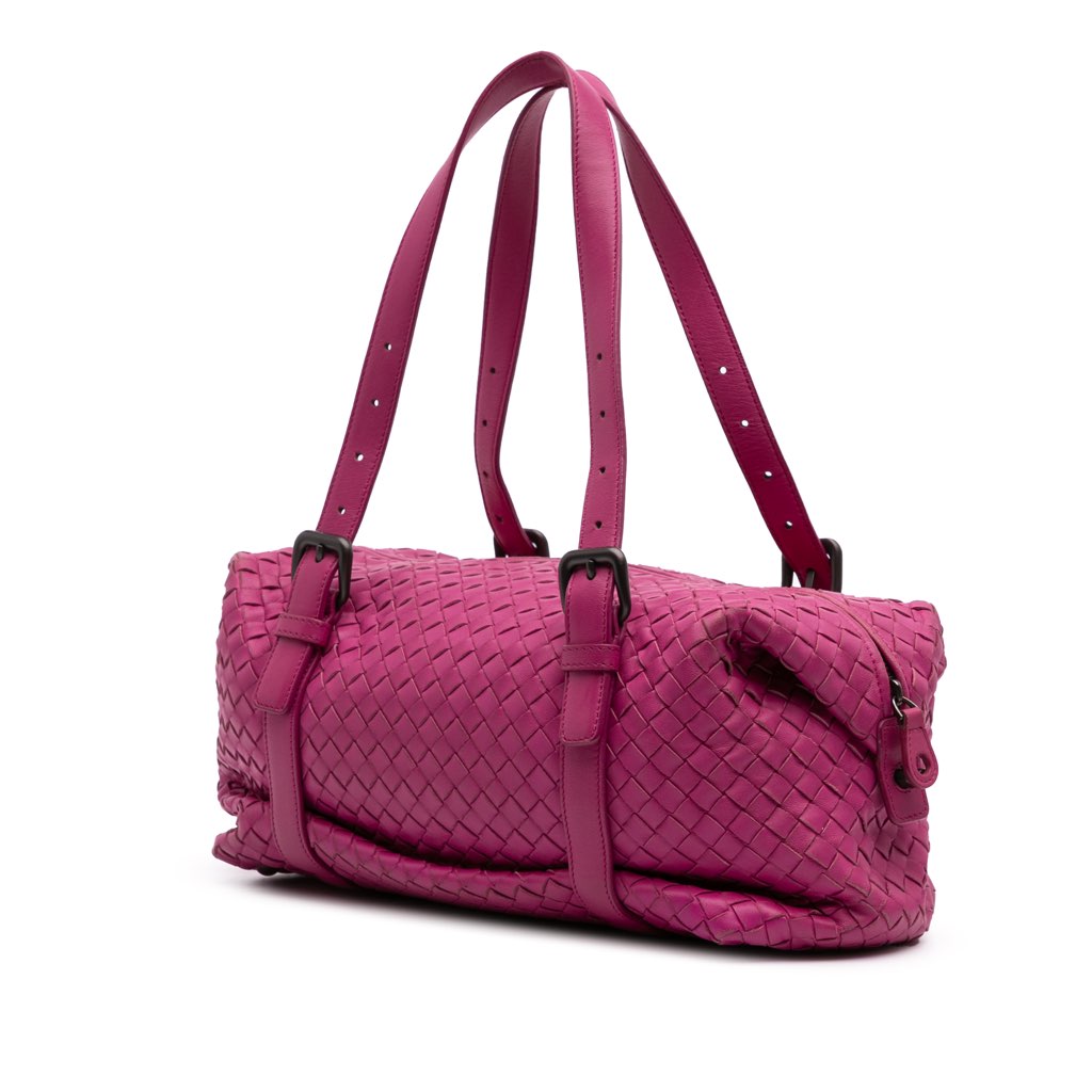 Bottega Veneta Nappa Intrecciato Montaigne Shoulder Bag - 2