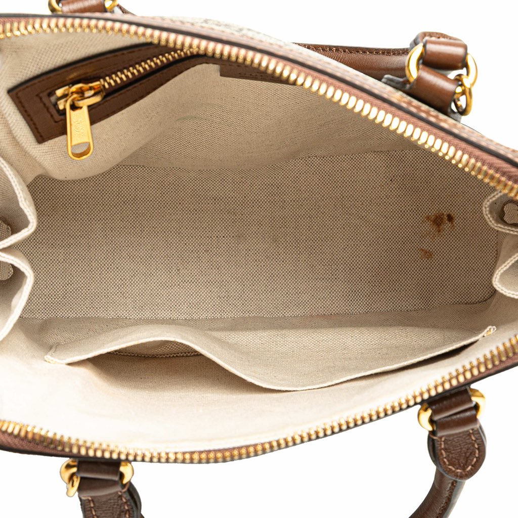 Gucci Small GG Supreme Horsebit 1955 Satchel - 4