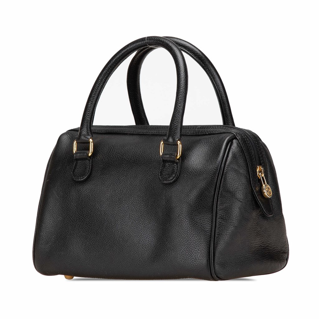 Burberry Leather Boston Bag - 2