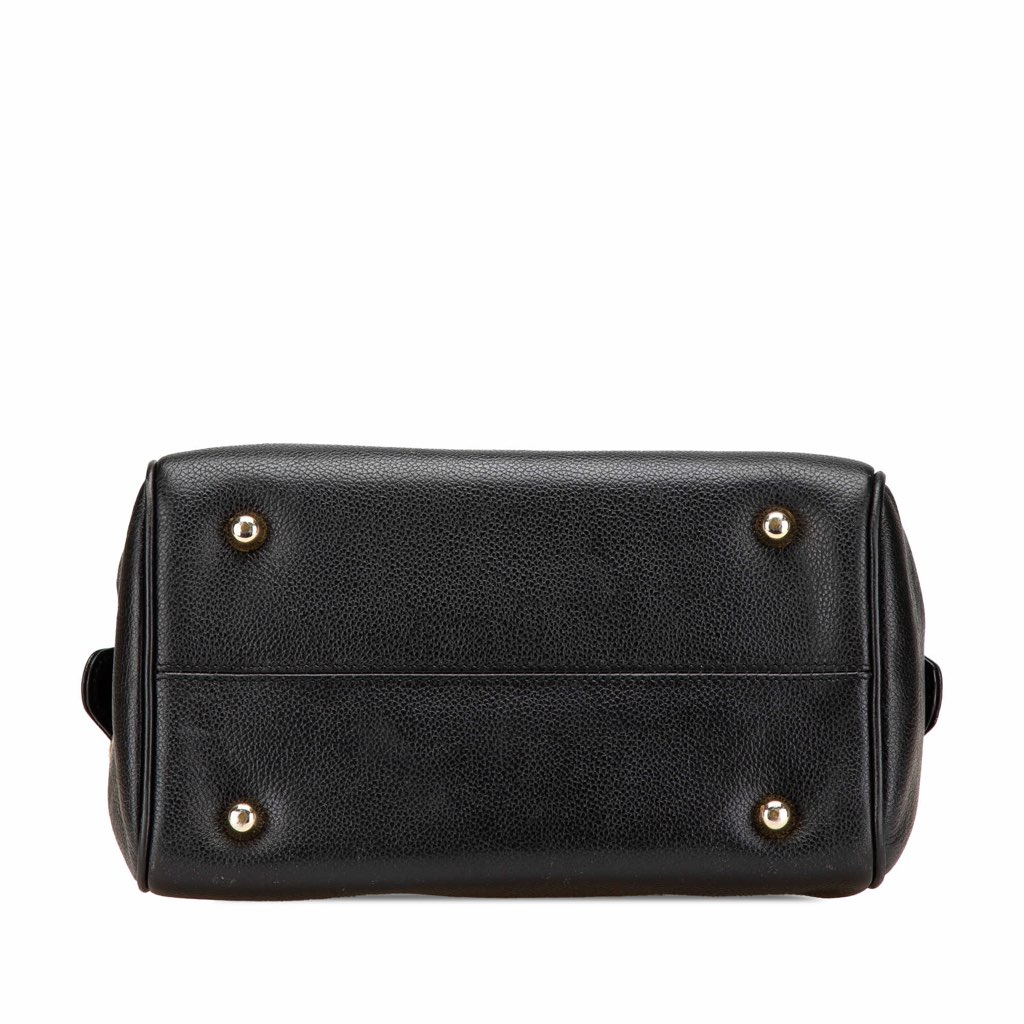 Burberry Leather Boston Bag - 3