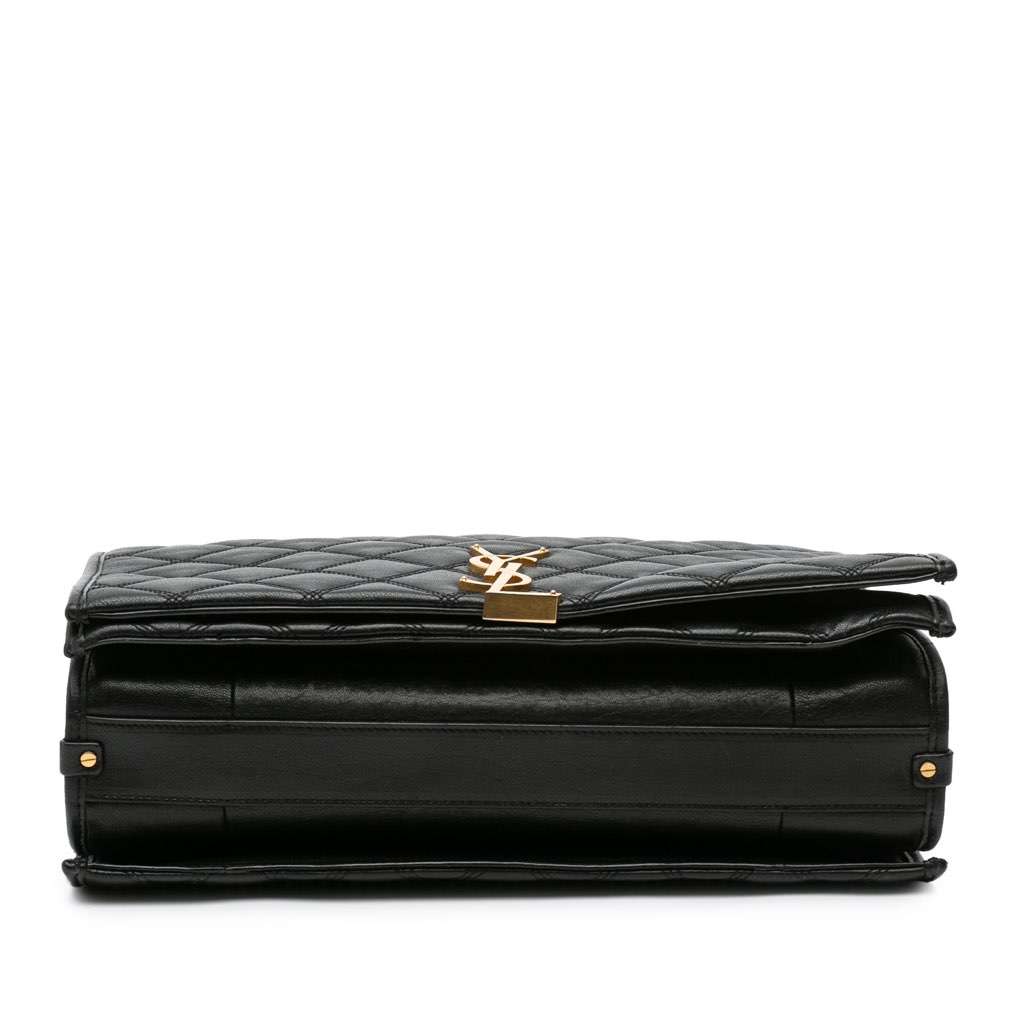 Saint Laurent Large Quilted Lambskin Becky Chain Shoulder Bag - 3