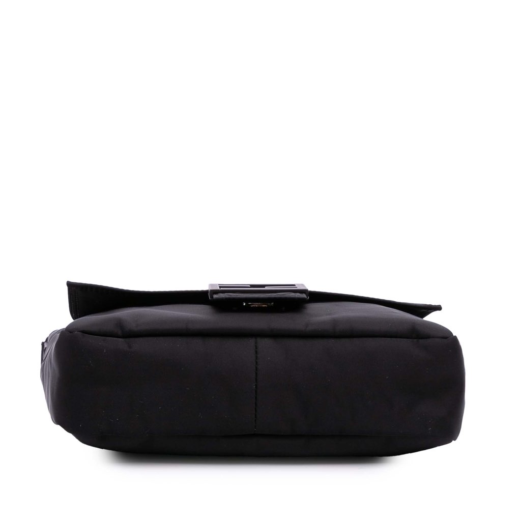 Fendi Medium Econyl Nylon Baguette Crossbody - Image 6