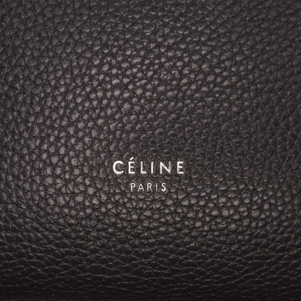 Celine Small Soft Grained Calfskin Seau Sangle Shoulder Bag - Side view