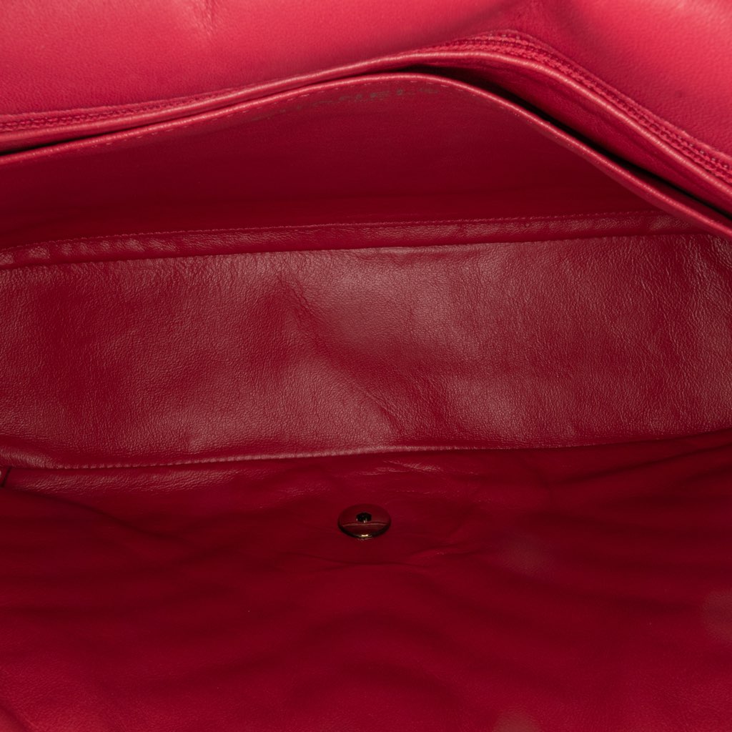 Chanel Maxi Classic Chevron Lambskin Single Flap - 4