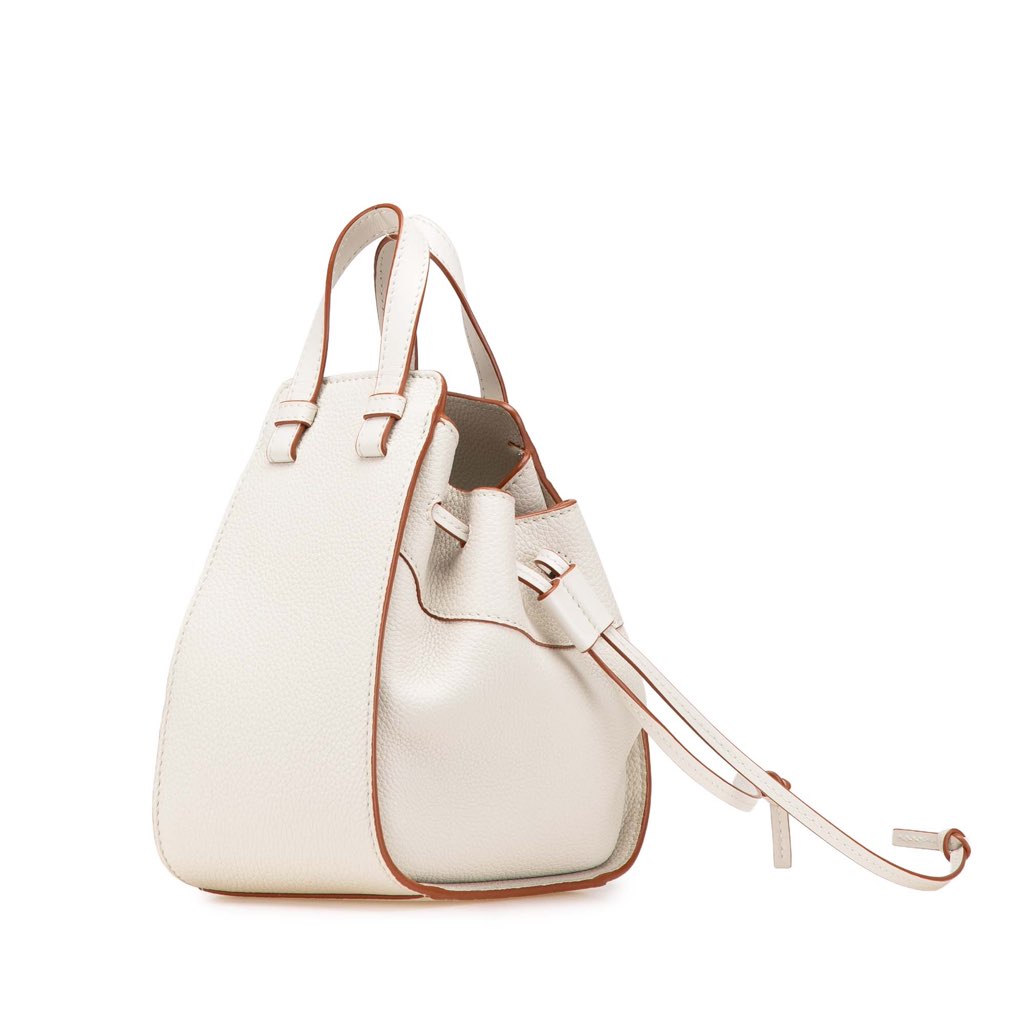 Loewe Mini Grained Calfskin Hammock Bag - Back view