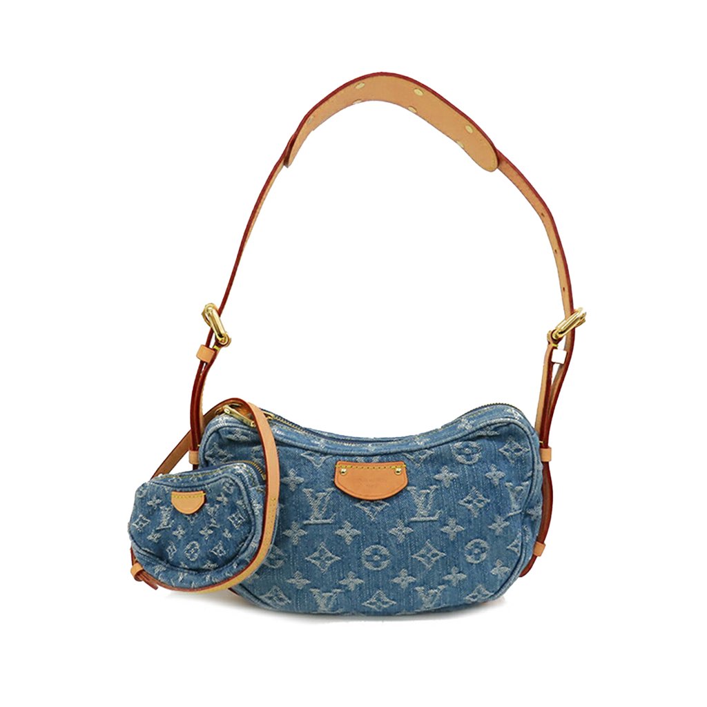 Louis Vuitton Monogram Denim Croissant MM