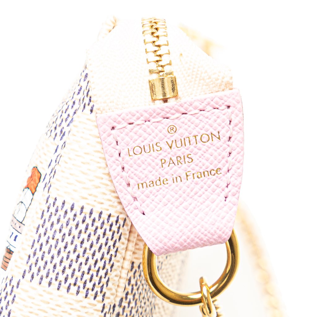 Louis Vuitton Damier Azur Illustre Transatlantic Mini Pochette Accessories - 5