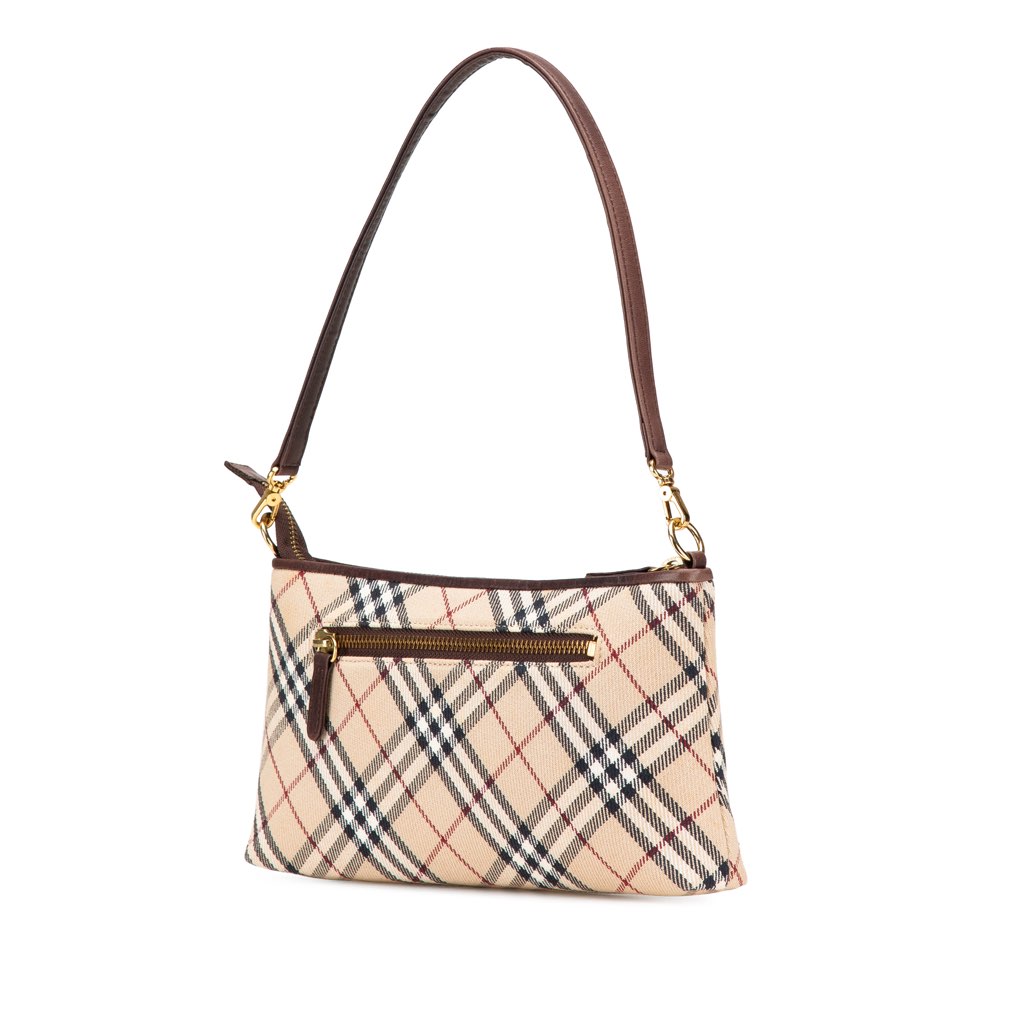 Burberry Nova Check Canvas Shoulder Bag - 2