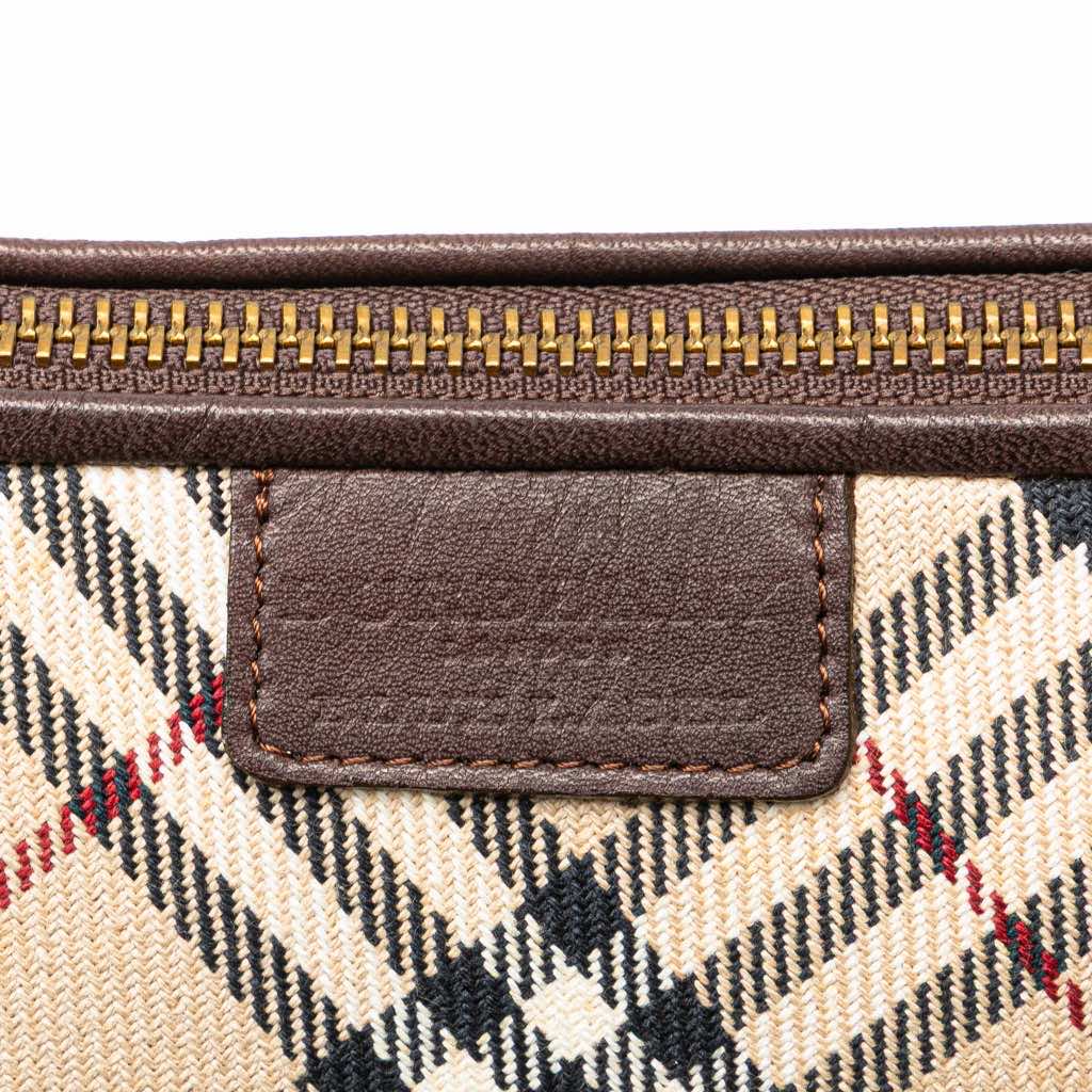 Burberry Nova Check Canvas Shoulder Bag - 5