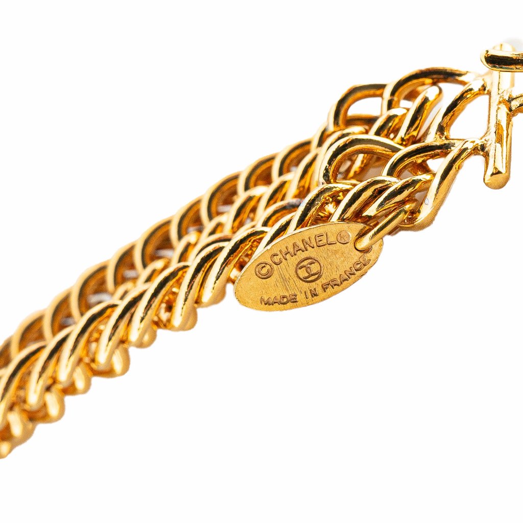 Chanel Gold Plated Lion Head Choker Necklace - 3