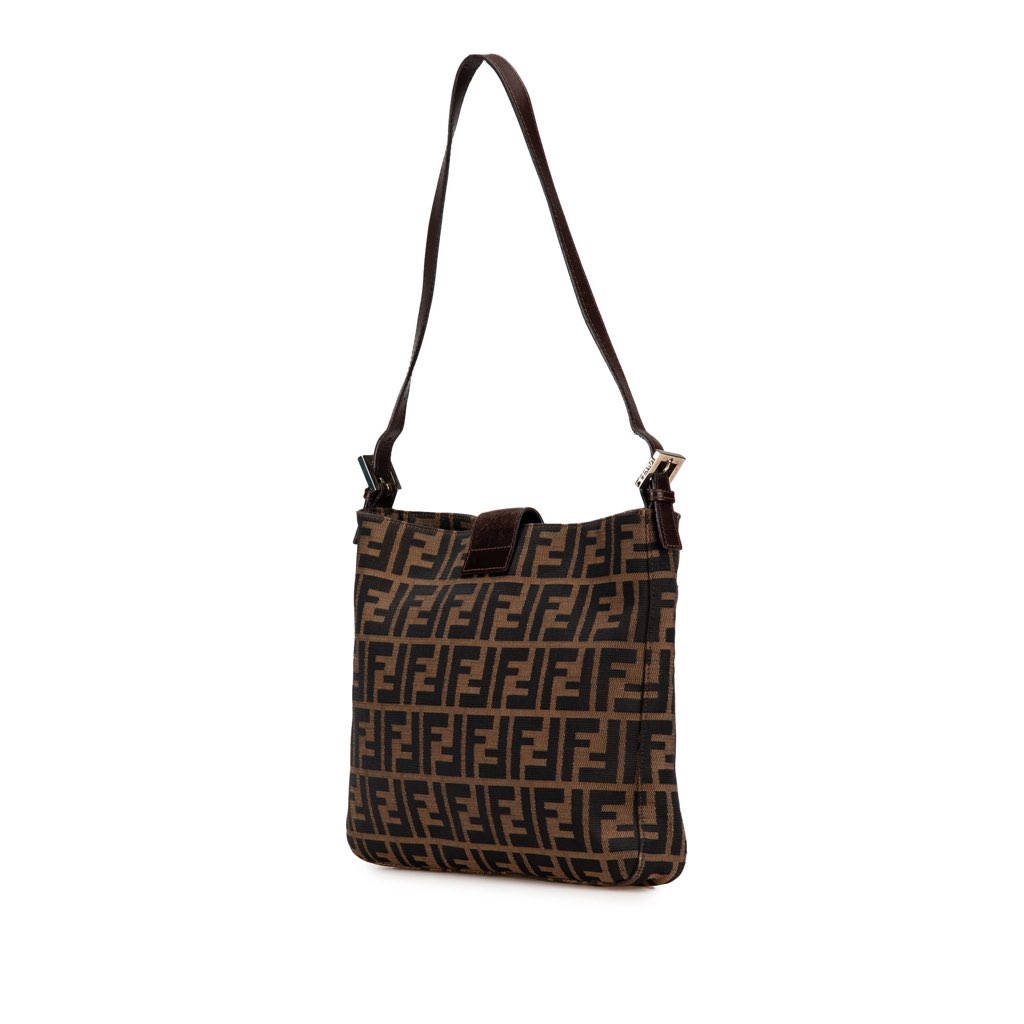 Fendi Zucca Canvas Shoulder Bag - 2