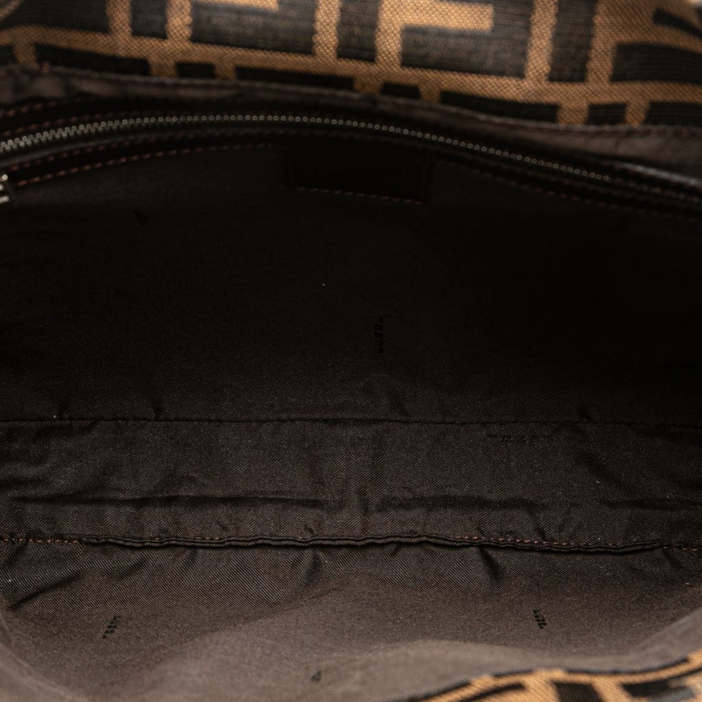 Fendi Zucca Canvas Shoulder Bag - 4
