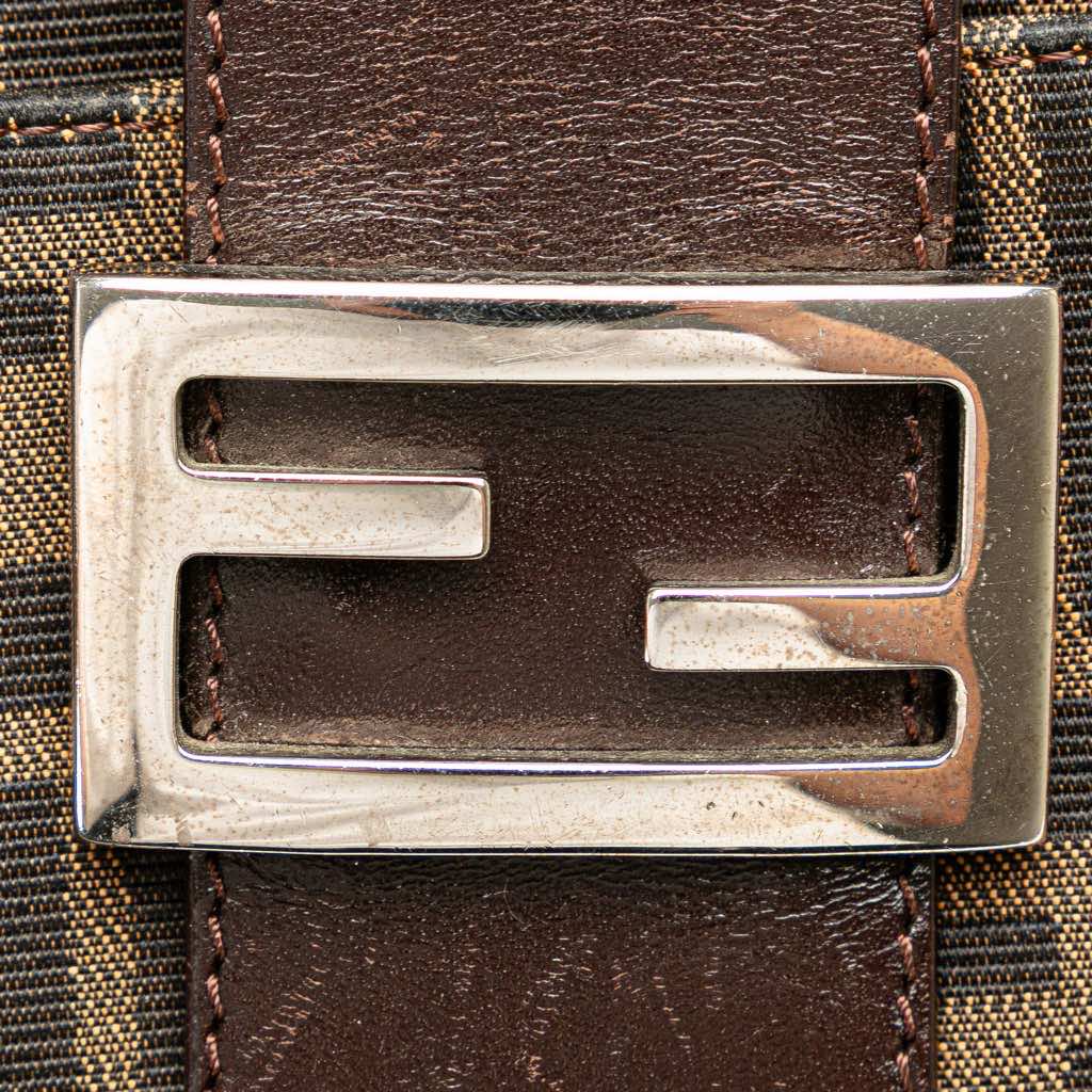 Fendi Zucca Canvas Shoulder Bag - 5