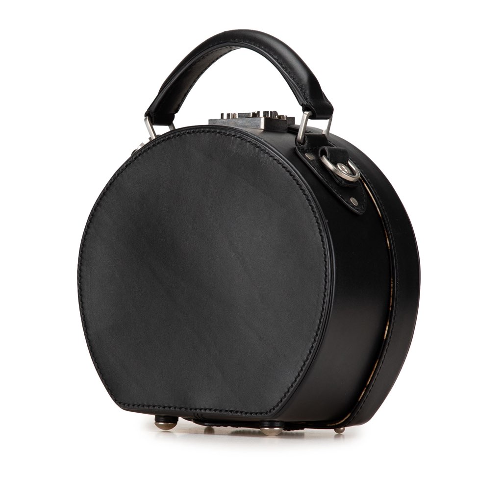 Saint Laurent Small Leather Mica Hatbox Satchel - 2