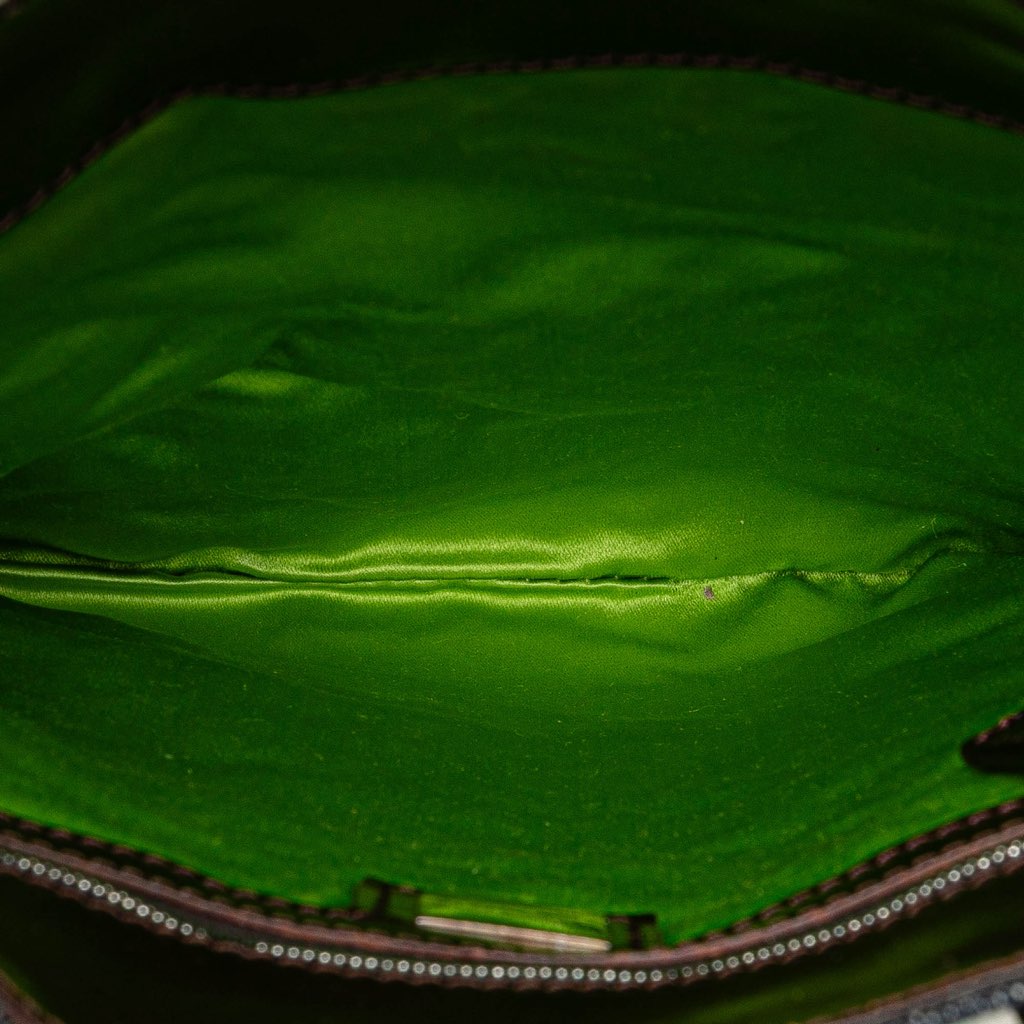 Fendi Denim Floral Applique Tote - 4