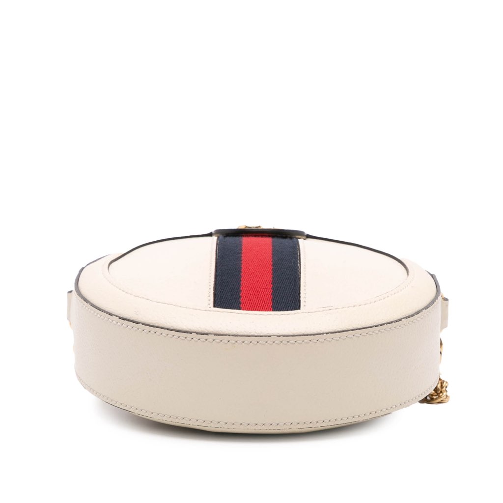 Gucci Mini Leather Ophidia Round Crossbody - 3