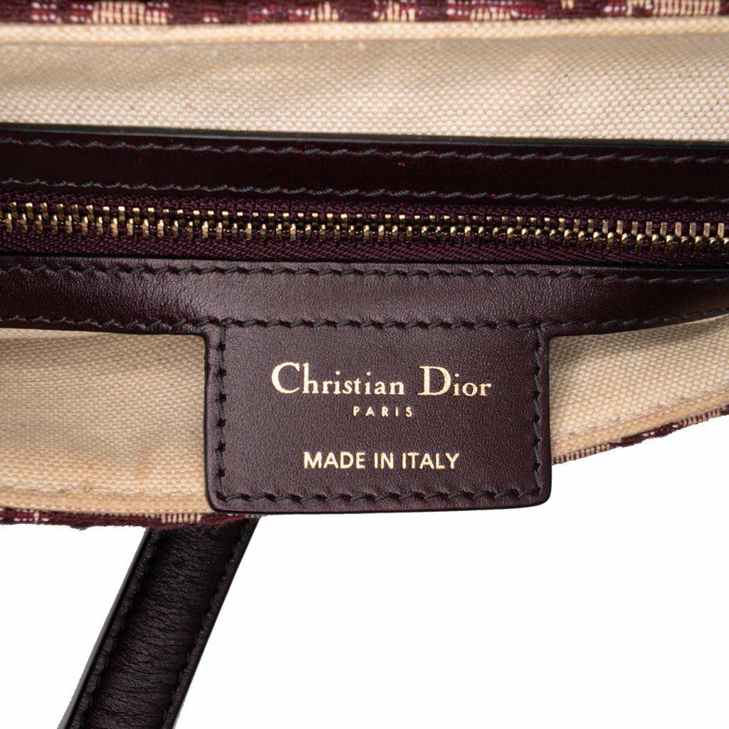 Dior Oblique Canvas Saddle Bag - 5