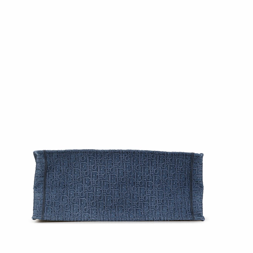 Dior Large Oblique Denim Book Tote - 3