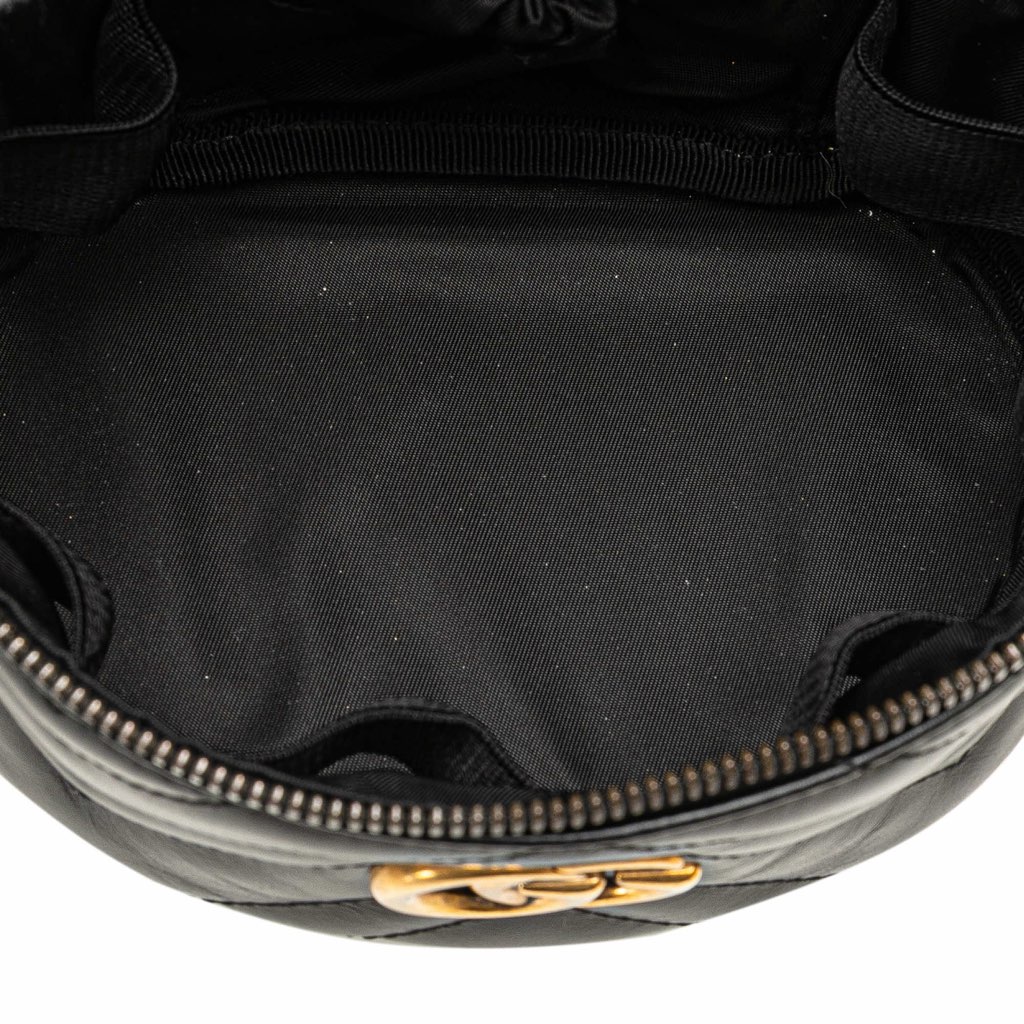 Gucci Mini GG Marmont Round Leather Vanity Bag - 4