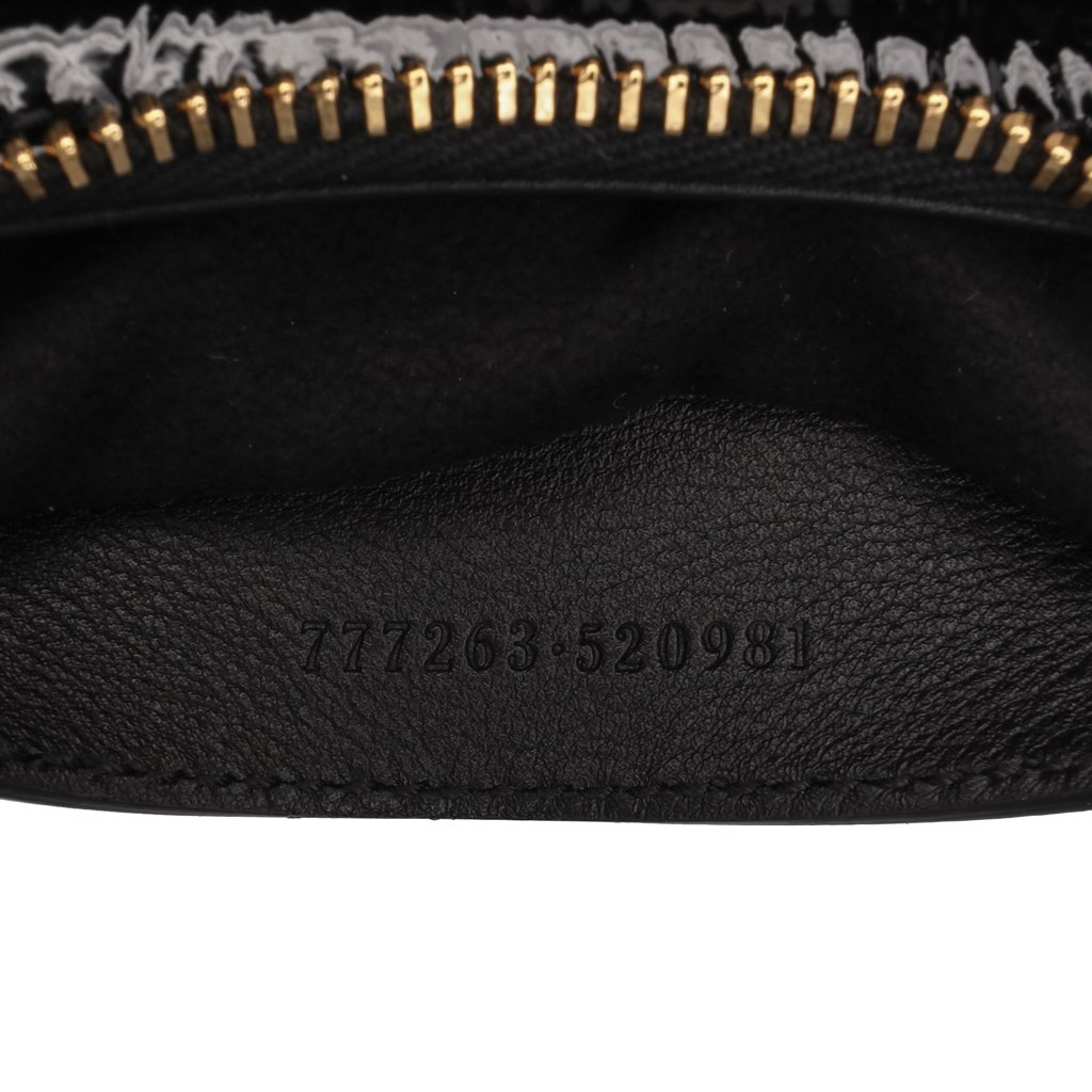 Gucci GG Marmont Matelasse Patent Shoulder Bag - Detail 1