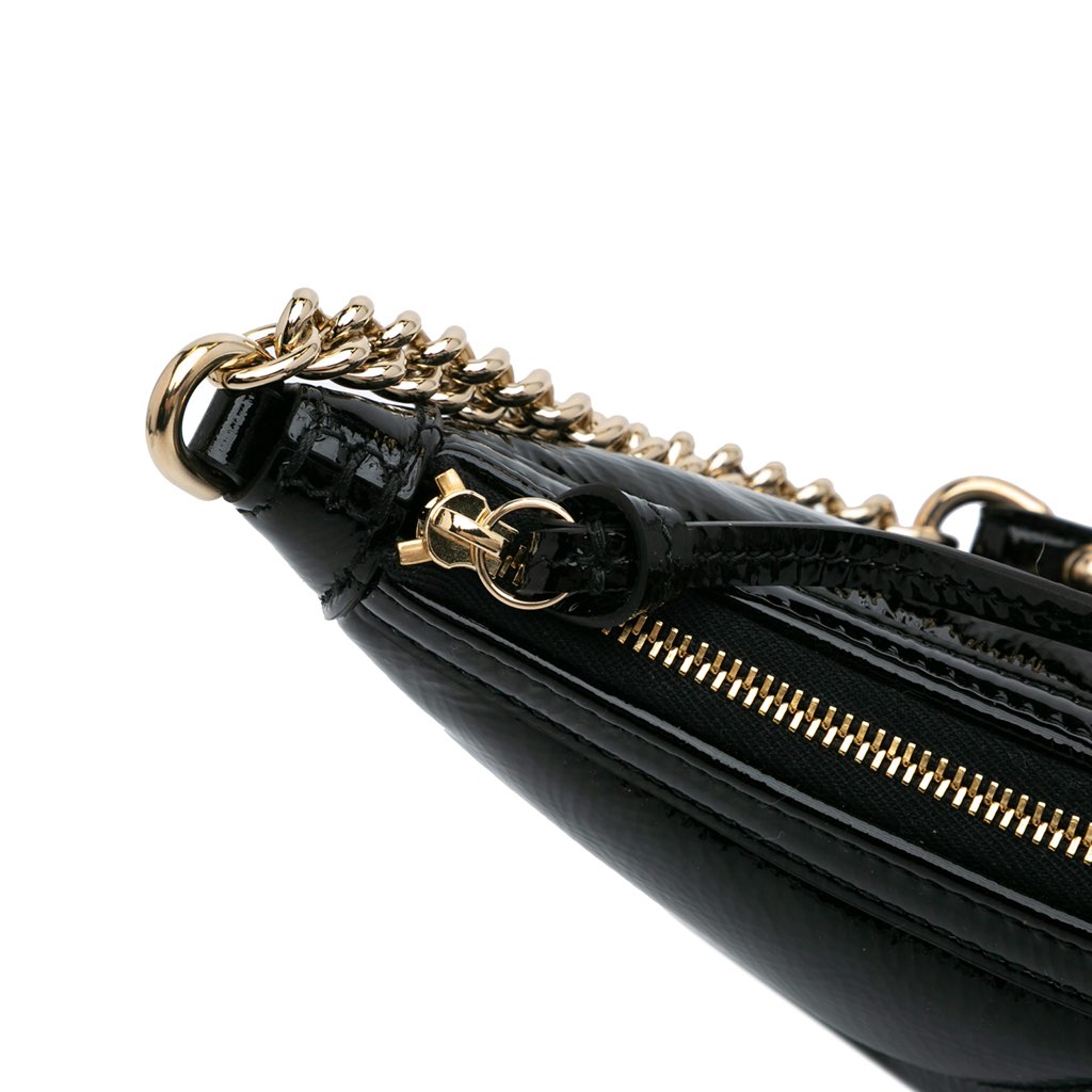 Gucci GG Marmont Matelasse Patent Shoulder Bag - Detail 2