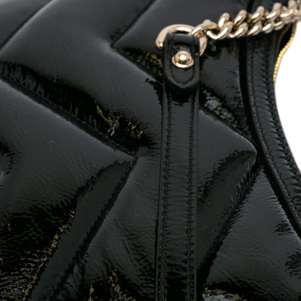 Gucci GG Marmont Matelasse Patent Shoulder Bag - Image 10