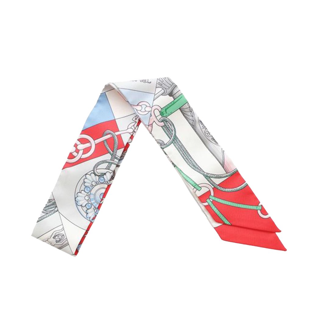 Hermès Cliquetis Silk Twilly Scarf - 3