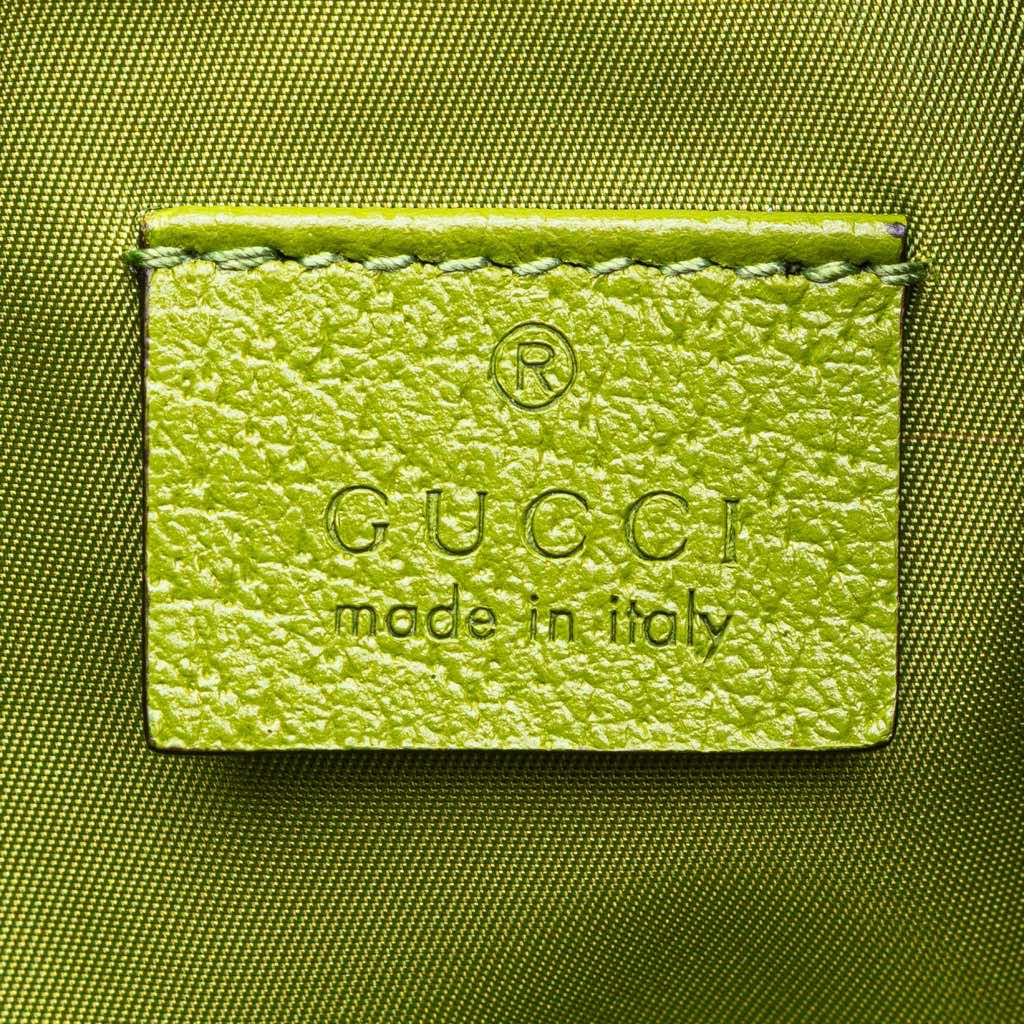 Gucci The North Face Floral Multicolor Nylon and Leather Backpack - Side view