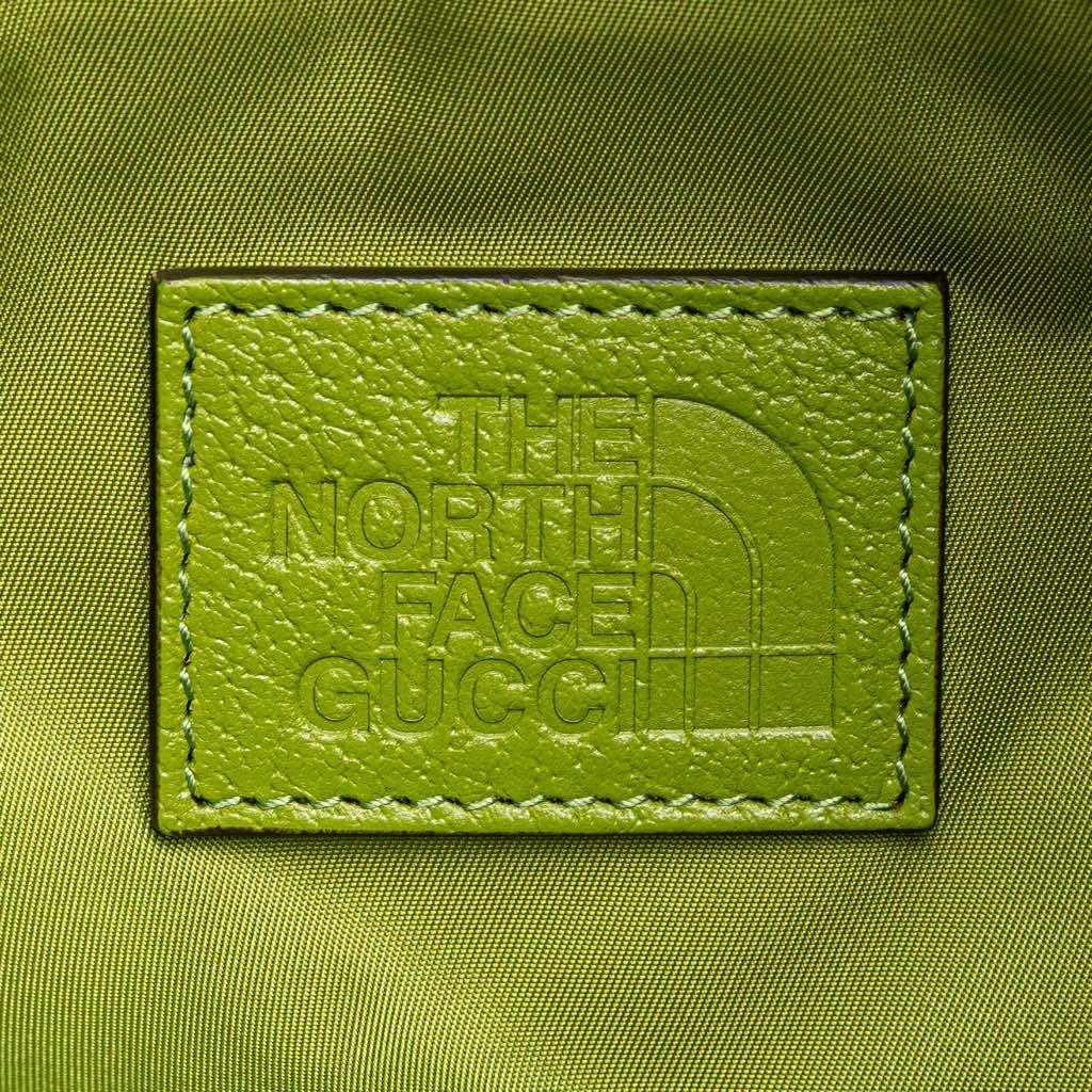 Gucci The North Face Floral Multicolor Nylon and Leather Backpack - Detail 2