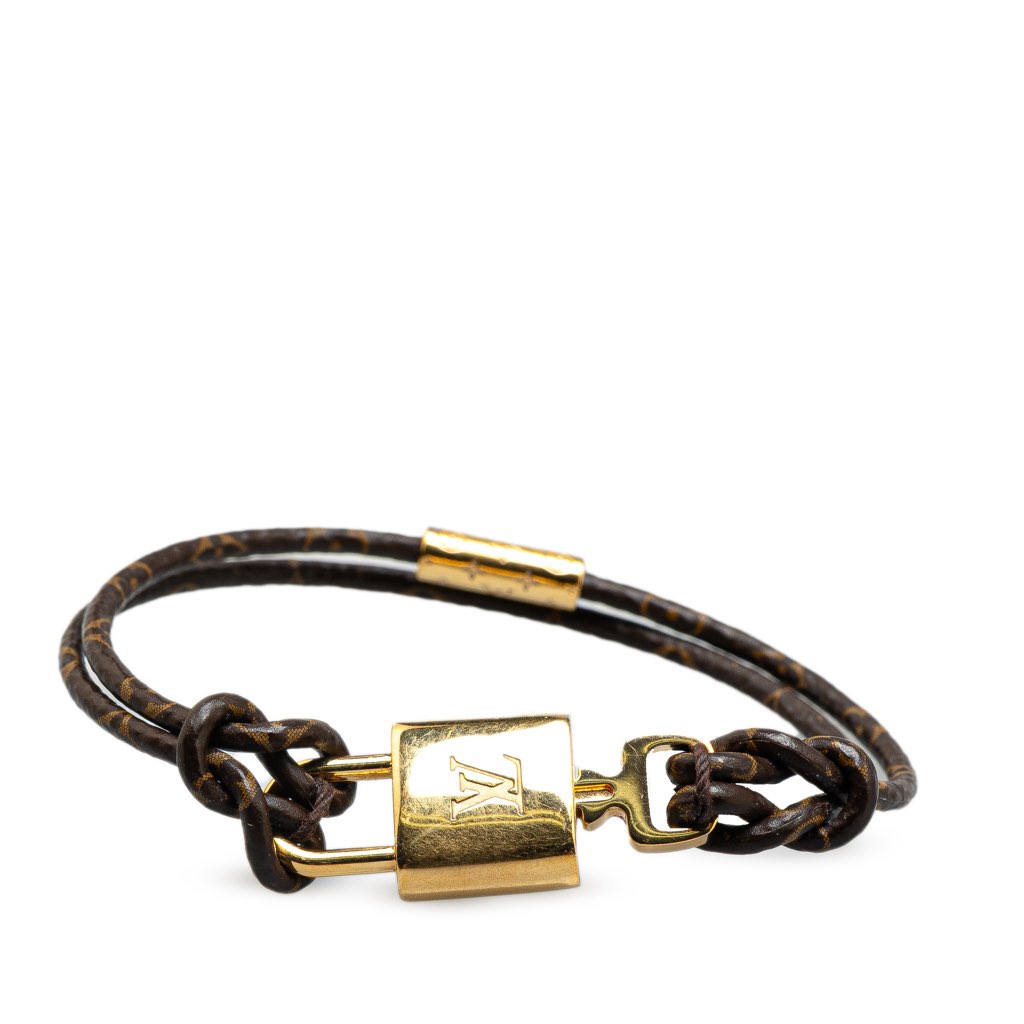 Louis Vuitton Monogram Padlock Bracelet